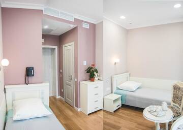 Фото номера Двухместный номер с 2 отдельными кроватями Отель Berezka Health Resort &amp; SPA г. Солигорск 3