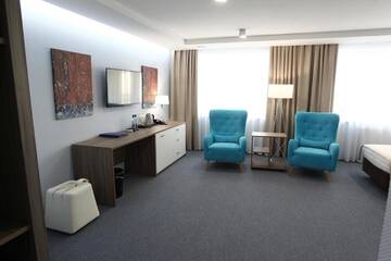 Фото номера Стандартный двухместный номер с 2 отдельными кроватями Отель Hotel Alesya г. Солигорск 9